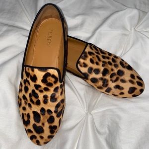 J. Crew Leopard Loafers